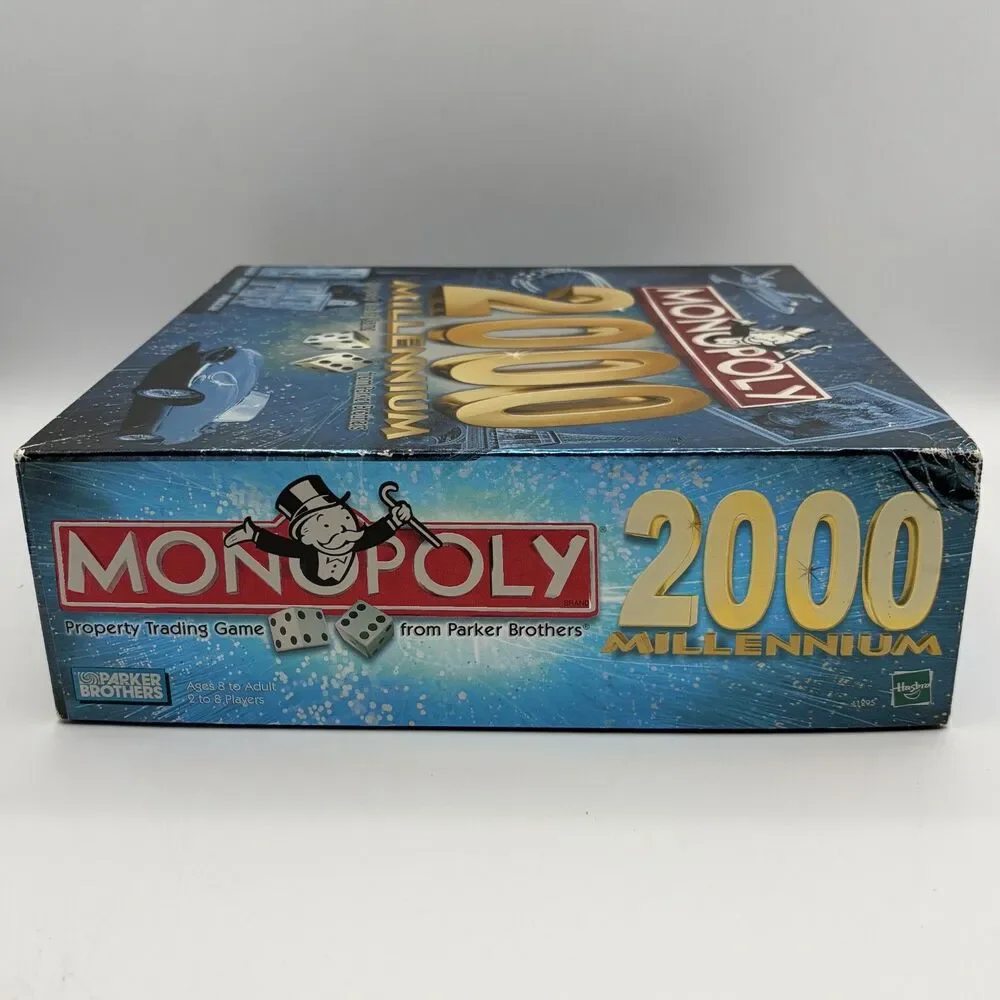 Monopoly 2000 Millennium Edition Board Game Parker Brothers Complete Vintage